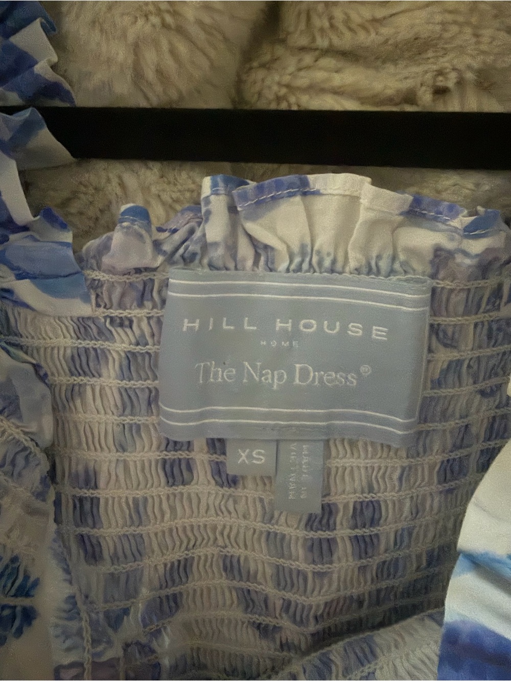 Hill House the Ellie Nap Dress Blue Floral - XS - Picture 2 of 5